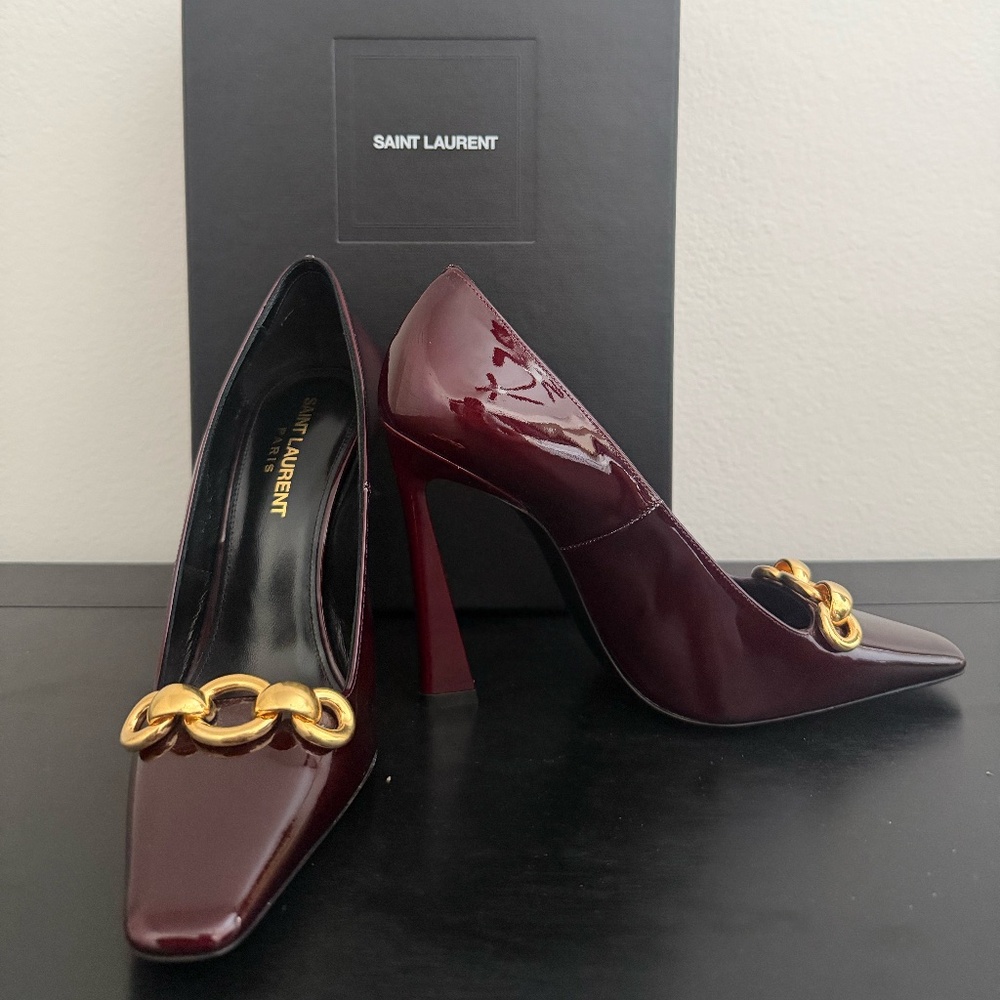 Saint Laurent Pumps 36EU Bordeaux